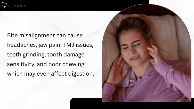 Consequences of Bite Misalignment