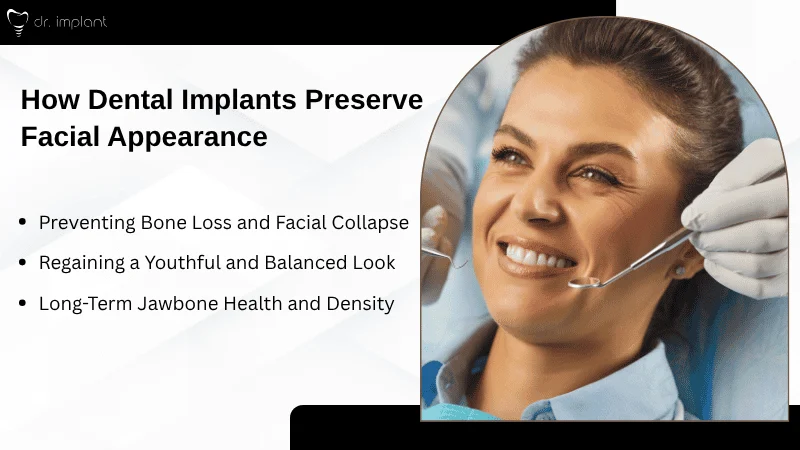 How Dental Implants Restore and Preserve Facial Appearance