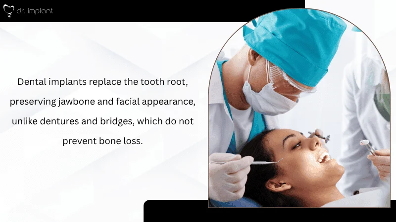 Traditional Dentures and Bridges Versus Implants